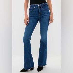 Veronica Beard Bright Blue Beverly High Rise Skinny Flare Jeans